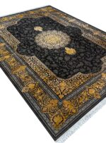 فرش طرح ترنج 700 شانه گل برجسته کد 73125
