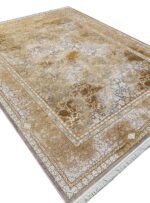 فرش ماشینی طلاکوب طرح سارن 1200 شانه کد 1202