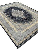 فرش طرح کارن 700 شانه تراکم 2550 کد 1173 سرمه ای