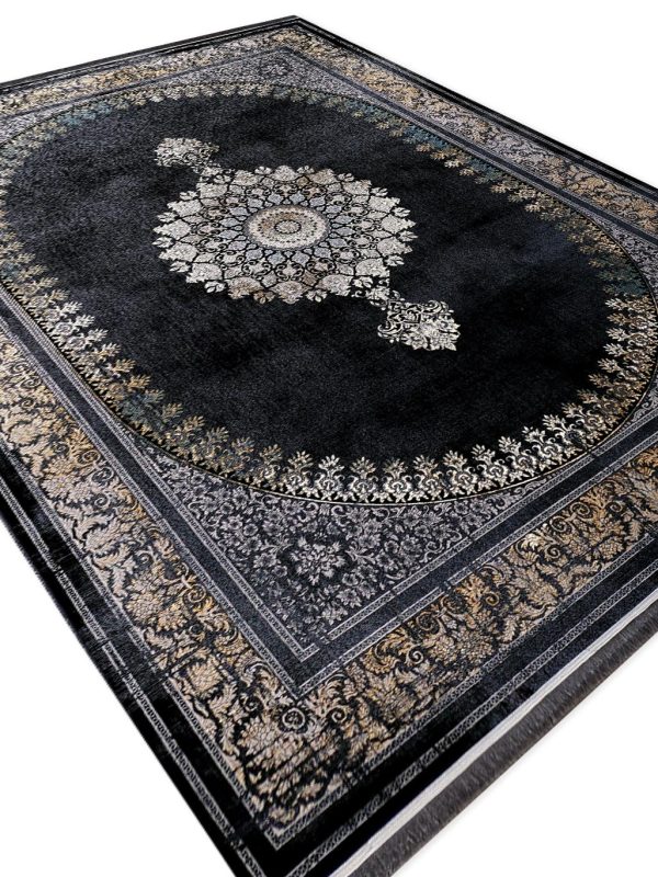 فرش طرح وینتیج طلاکوب 700 شانه تراکم 2550 کد 0123