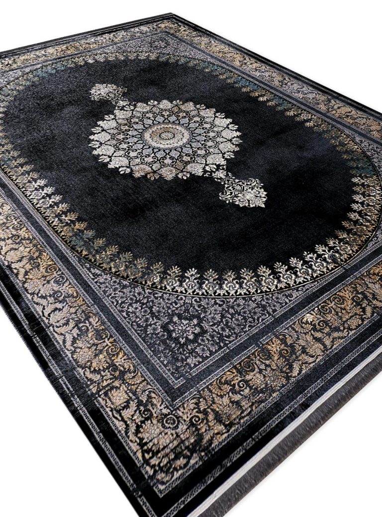فرش طرح وینتیج طلاکوب 700 شانه تراکم 2550 کد 0123