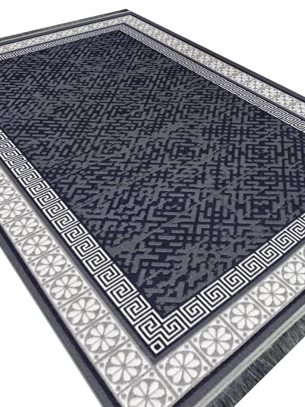 گلیم فرش ماشینی حاشیه ورساچه کد 901b