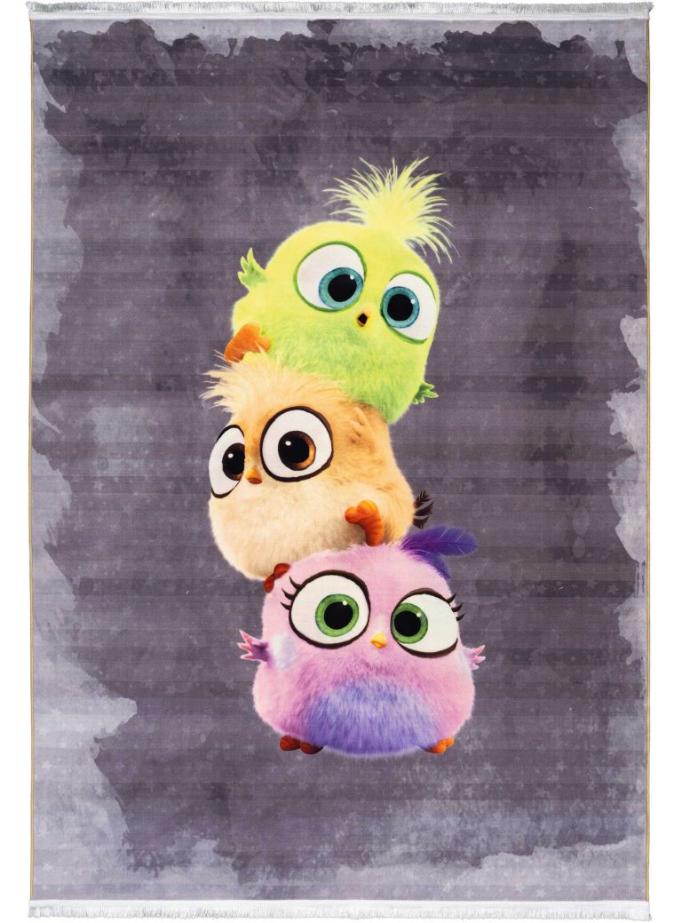 فرش کودک طرح جوجه رنگی 700 شانه کد 9039062 - فرشخونه