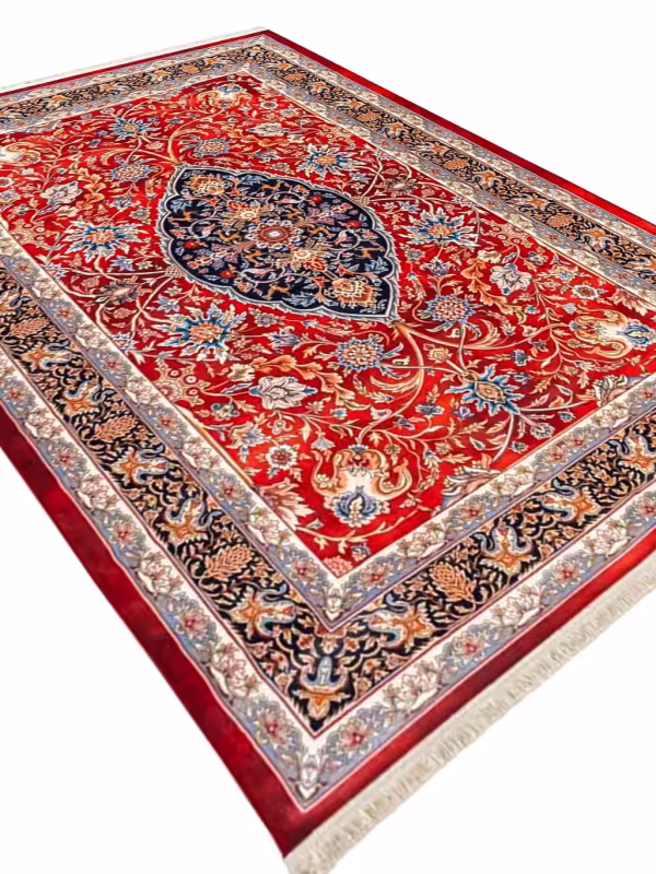 گبه ماشینی زمینه لاکی ترنج سرمه ای 1000 شانه کد 25CS0130