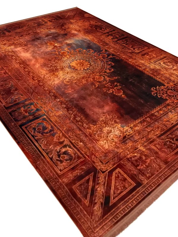 فرش کلاریس طرح ورساچه 1200 شانه کد 300405