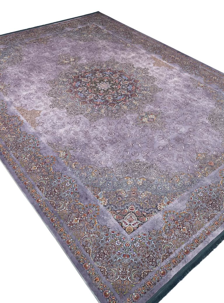 فرش کلاریس طرح حاشیه دار 1200 شانه کد 401402