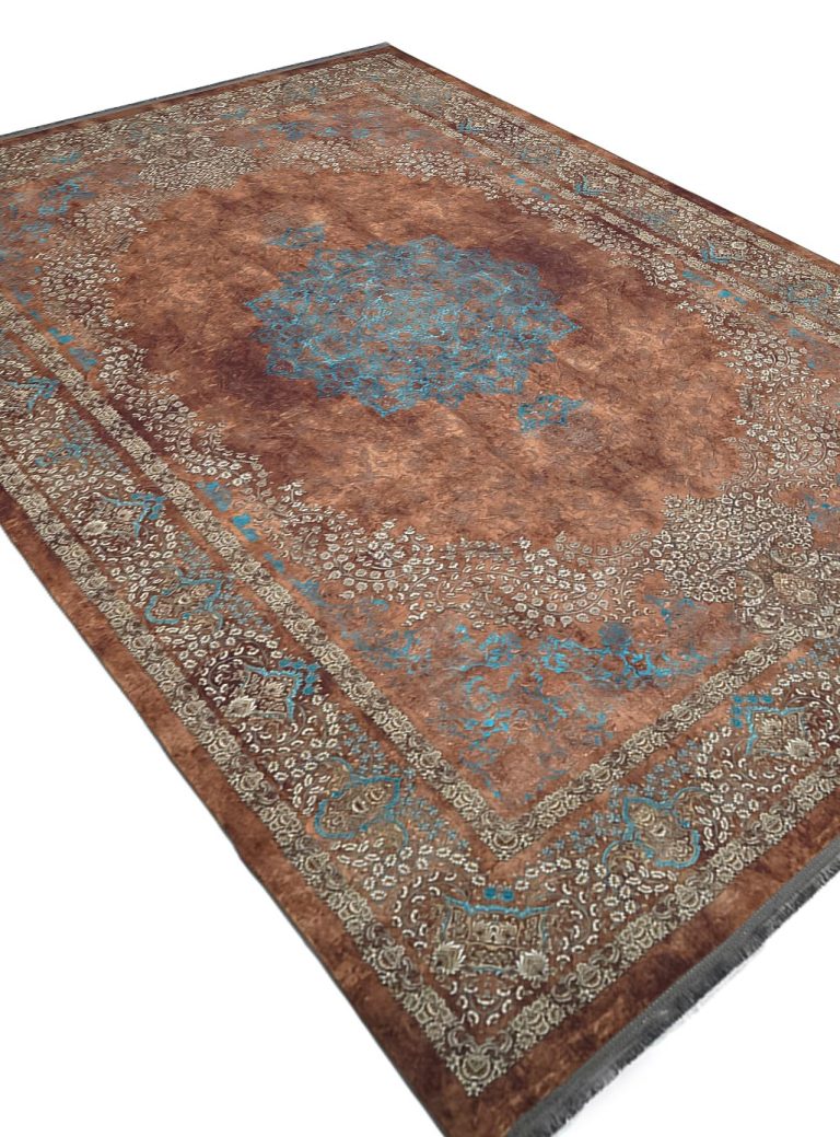 فرش کلاریس طرح حاشیه دار 1200 شانه وینا کد 401409