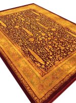 فرش هلنا طرح شاخسان 1200 شانه معادل 77 رج دستباف کد 809037 - فرشخونه