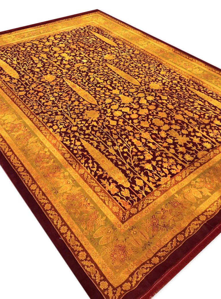 فرش هلنا طرح شاخسان 1200 شانه معادل 77 رج دستباف کد 809037 - فرشخونه