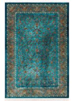 فرش کلاریس طرح افشان رزا 1200 شانه کد 25CN0110 سبز