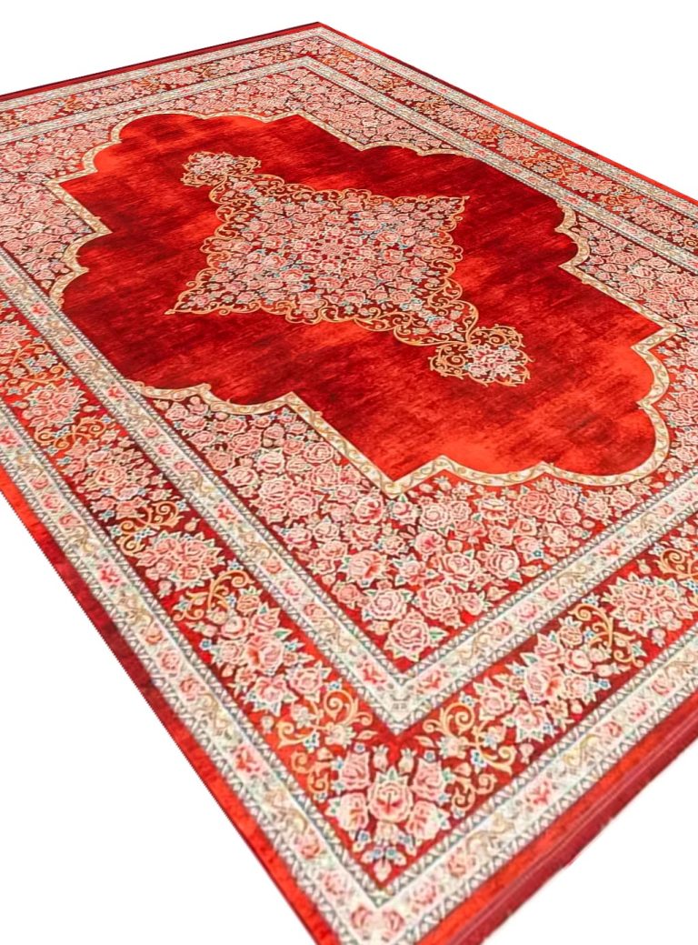 فرش هلنا 1200 شانه معادل 77 رج دستبافت لاکی کد 25CS0300