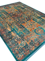 فرش هلنا طرح درختی رنگ سبز 1200 شانه کد 25TT0030