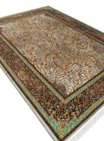 فرش تندیس طرح نوین نقره ای 1500 شانه کد 2000005160