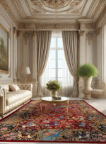 فرش تندیس طرح شکارگاه 1500 شانه کد 20CT0000 - Image 8