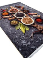 فرش آشپزخانه طرح ادویه های تند و گرم 700 شانه کد 4026090