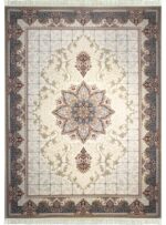 فرش طرح هیوا2 700 شانه تراکم 2550 کد 0038 کرم