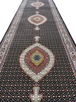 فرش کناره ریز ماهی سرمه ای 1000 شانه کد 10924 - Image 2