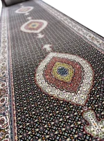 فرش کناره ریز ماهی سرمه ای 1000 شانه کد 10924 - Image 5