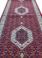 فرش کناره طرح ماهی بیجار 700 شانه تراکم 2550 کد 34K701075 - فرشخونه