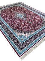 فرش طرح کاشان لاکی 1200 شانه ساده کد 751