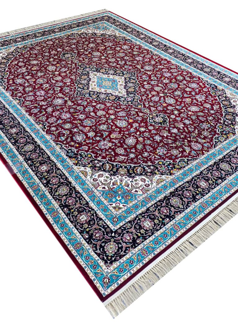 فرش طرح کاشان لاکی 1200 شانه ساده کد 751