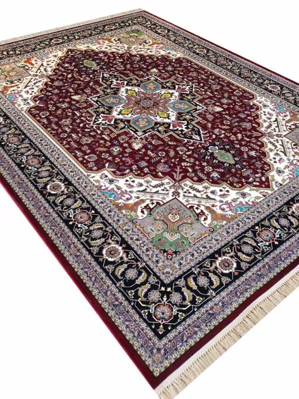 فرش ماشینی طرح هریس لاکی 1200 شانه کد 1355