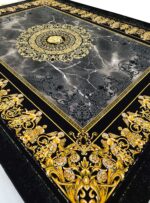 فرش ورساچه وینتیج طرح ابروبادی طلاکوب 1200 شانه فلت کد 884 - Image 20