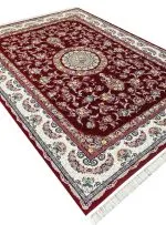 فرش طرح گل افشان 1200 شانه کد 20914 لاکی