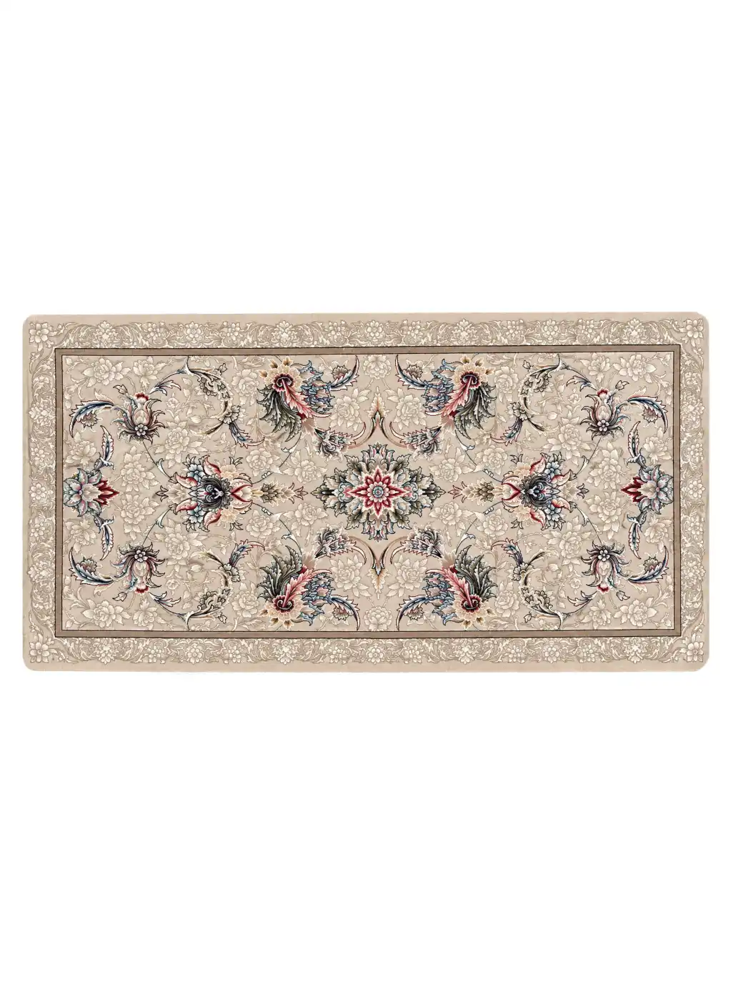 47P703325-Carpet-back- pillow-1200-Reeds-farshkhooneh پشتی طرح افشان گل داودی رنگ کرم 1200 شانه کد 3325 - فرشخونه