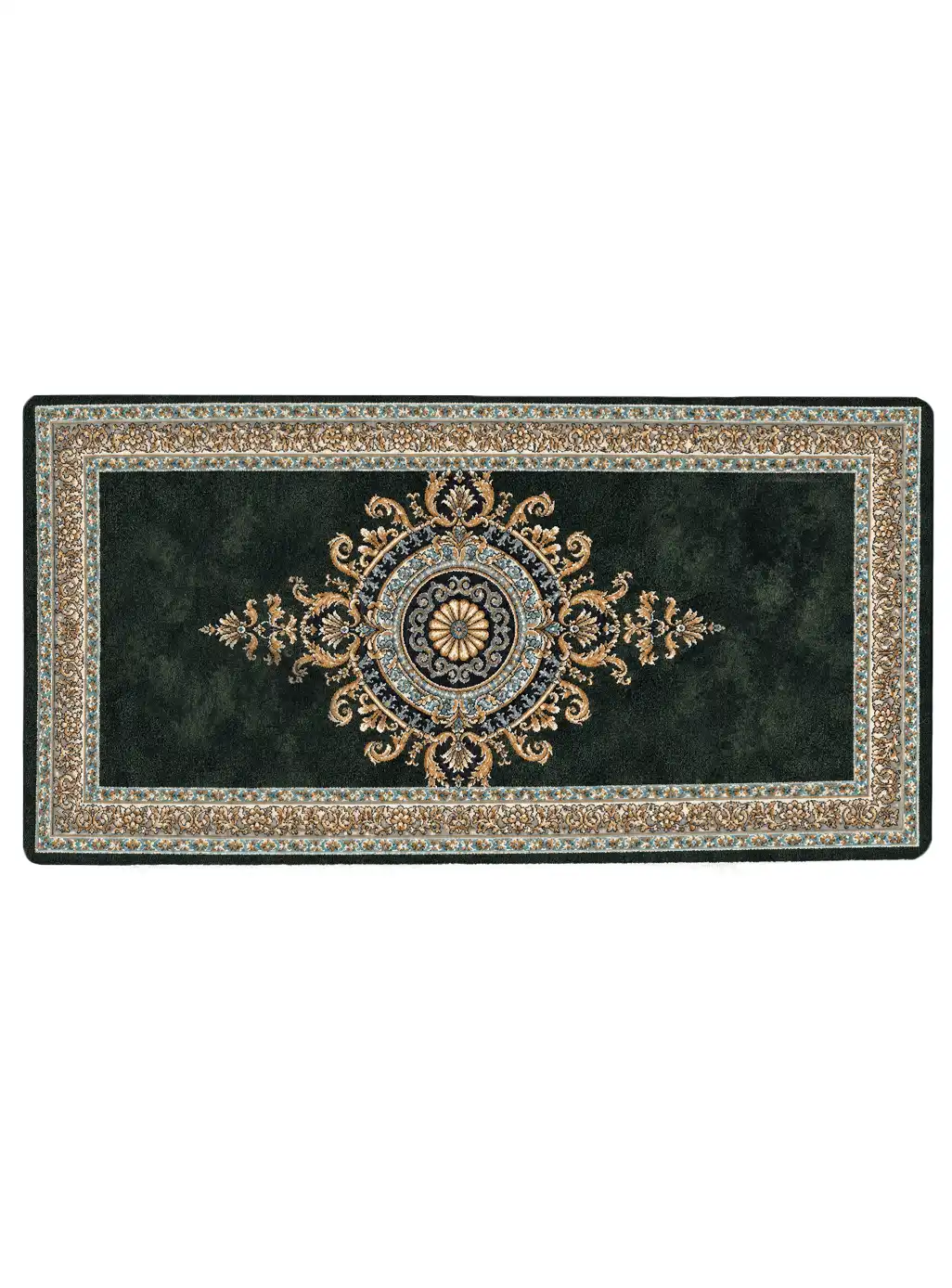 47P70467-Carpet-back- pillow-700-Reeds-farshkhooneh2 پشتی ماشینی طرح ورساچه رنگ سبز 700 شانه تراکم 2550 کد 467