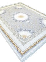 فرش طلاکوب طرح خورشید 1200 شانه گل برجسته کد 1216