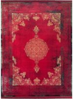 فرش طرح کاسپین 1200 شانه رنگ لاکی کد 1249 - Image 2
