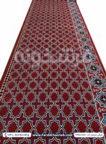 فرش سجاده ای طرح تشریفات 440 شانه آبی کد 40588