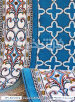 فرش مسجد مکی آبی حاشیه کرم 500 شانه کد 551 - Image 5