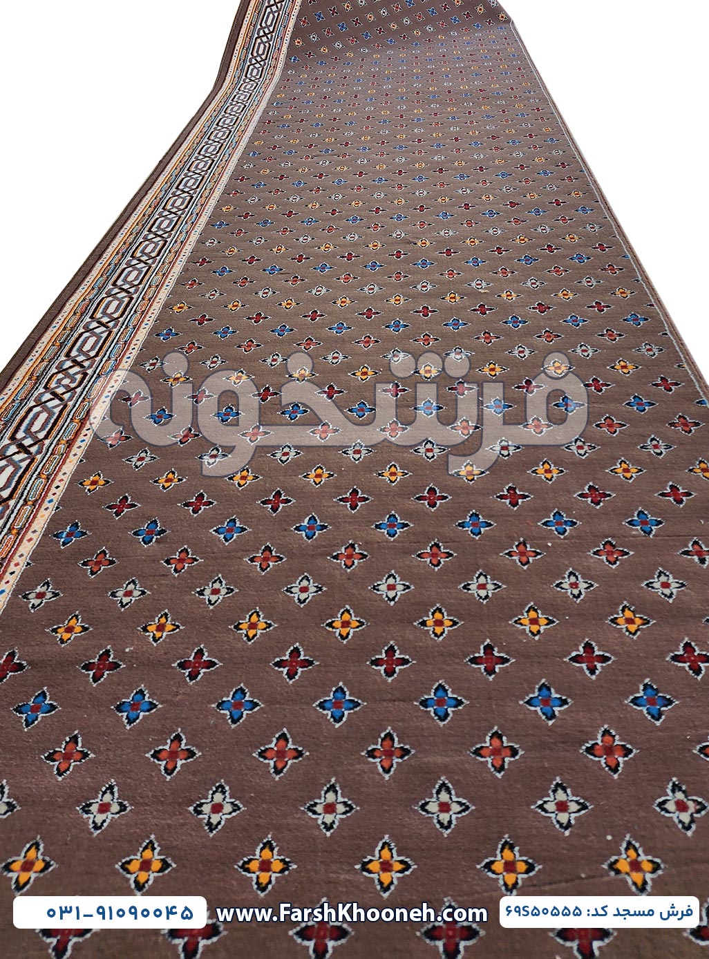 فرش سجاده ای تشریفات گردویی 500 شانه