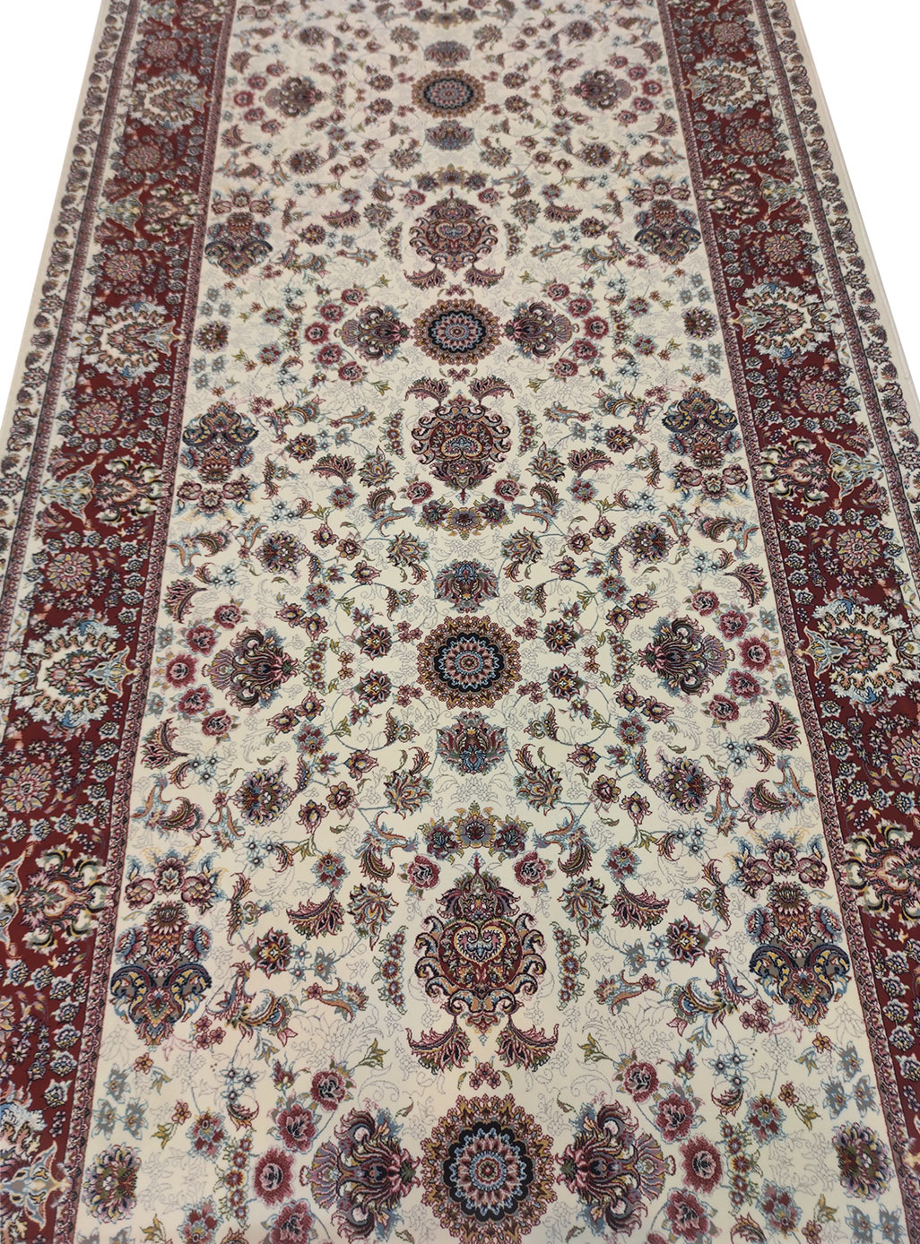 70K207711k-kenareh-1200-REEDS-KASHAN-Farshkhooneh-2 فرش کناره طرح ساینا رنگ کرم حاشیه پیازی 1200 شانه کد 7711