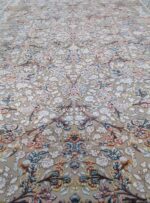 کناره بژ طرح افشان گلسار 1500 شانه گل برجسته کد 868 - Image 3