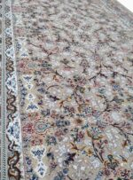 کناره بژ طرح افشان گلسار 1500 شانه گل برجسته کد 868 - Image 4
