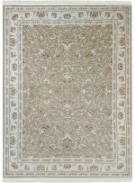 فرش طرح ارسلان 10 رنگ 1200 شانه کد 1351 نسکافه ای