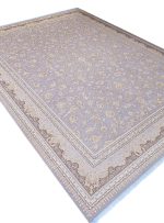 فرش طرح آناشید 10 رنگ 1200 شانه کد 1361 طوسی