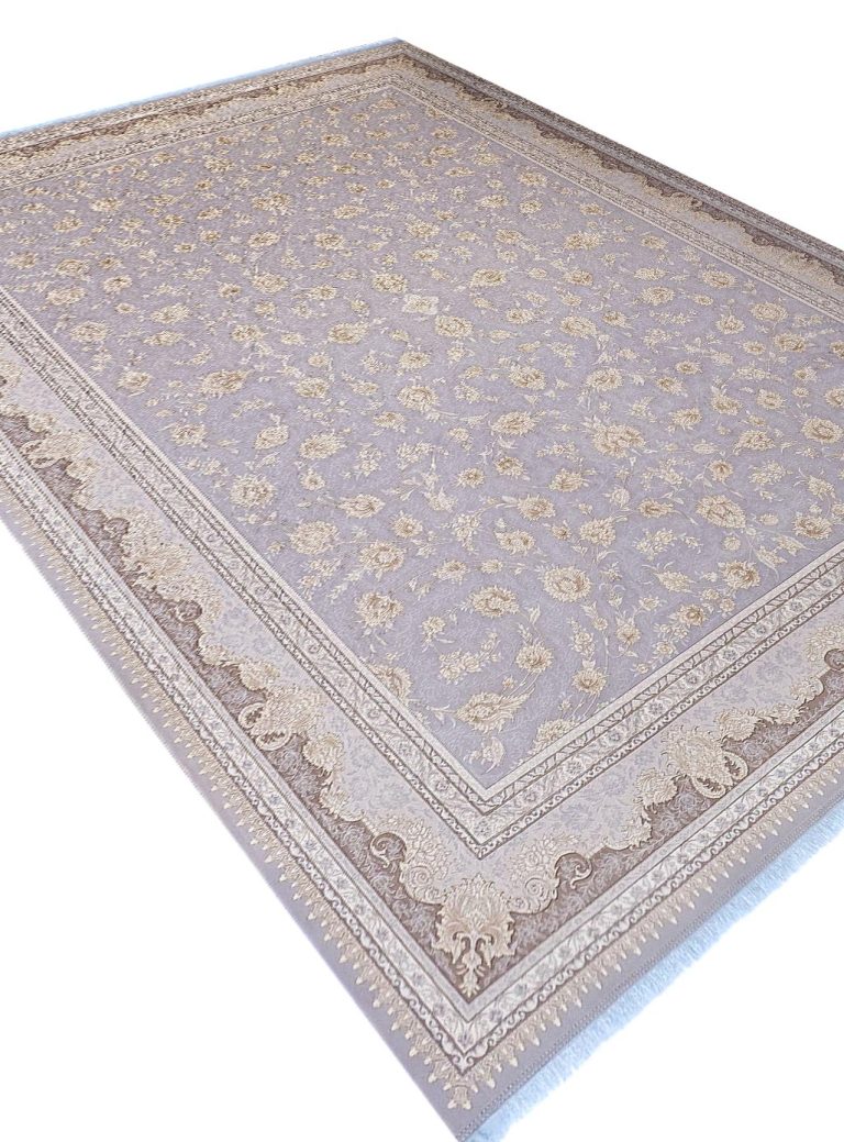 فرش طرح آناشید 10 رنگ 1200 شانه کد 1361 طوسی