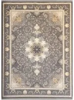 فرش طرح آیدا 700 شانه تراکم 2550 کد 7101406 دودی