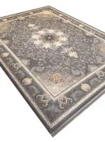 فرش طرح آیدا 700 شانه تراکم 2550 کد 7101406 دودی