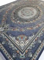 فرش طرح ارمغان 700 شانه تراکم 2550 12 رنگ کد 1113 رنگ دودی - فرشخونه