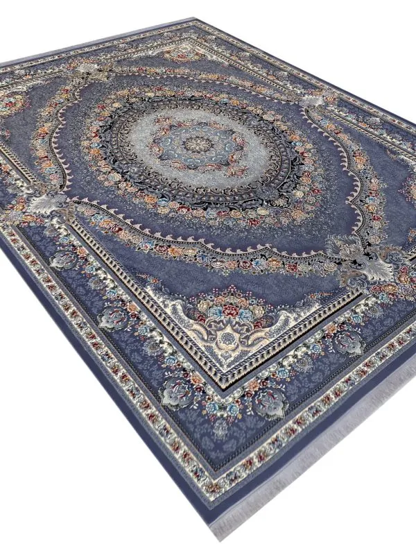 فرش طرح ارمغان 700 شانه تراکم 2550 12 رنگ کد 1113 رنگ دودی - فرشخونه