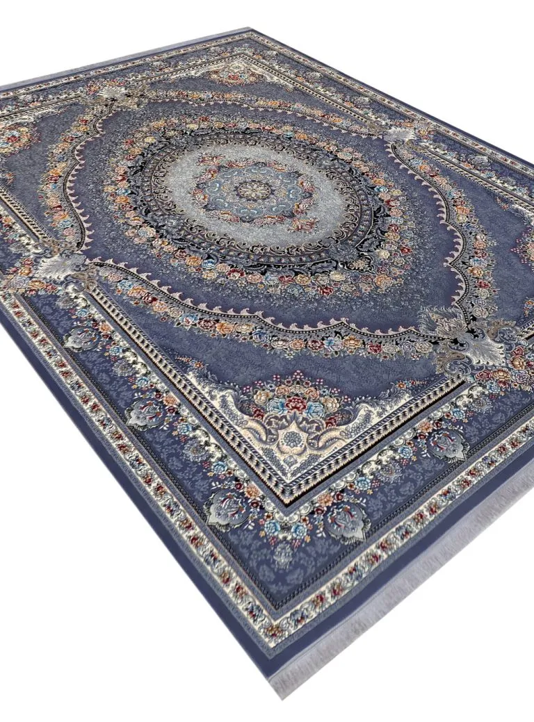 فرش طرح ارمغان 700 شانه تراکم 2550 12 رنگ کد 1113 رنگ دودی - فرشخونه