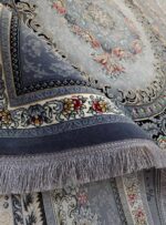 فرش طرح ارمغان 700 شانه تراکم 2550 12 رنگ کد 1113 رنگ دودی - فرشخونه
