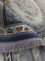 فرش طرح ارمغان 700 شانه تراکم 2550 12 رنگ کد 1113 رنگ دودی - فرشخونه