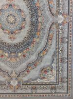 فرش طرح ارمغان 700 شانه تراکم 2550 12 رنگ کد 1113 رنگ نقره ای- فرشخونه
