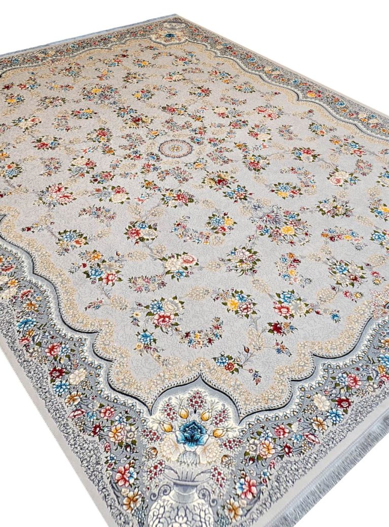 فرش طرح لاویا سیلور 700 شانه تراکم 2550 12 رنگ کد 1114S